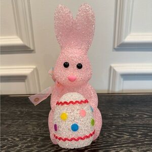 Pink Easter Spring Melted Plastic Popcorn  Light Bunny Rabbits